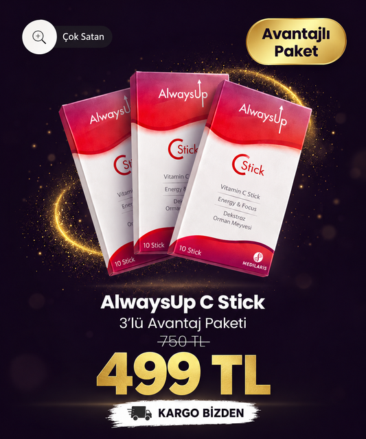 ⭐ En Çok Tercih Edilen Paket – AlwaysUp C Stick (3’lü)